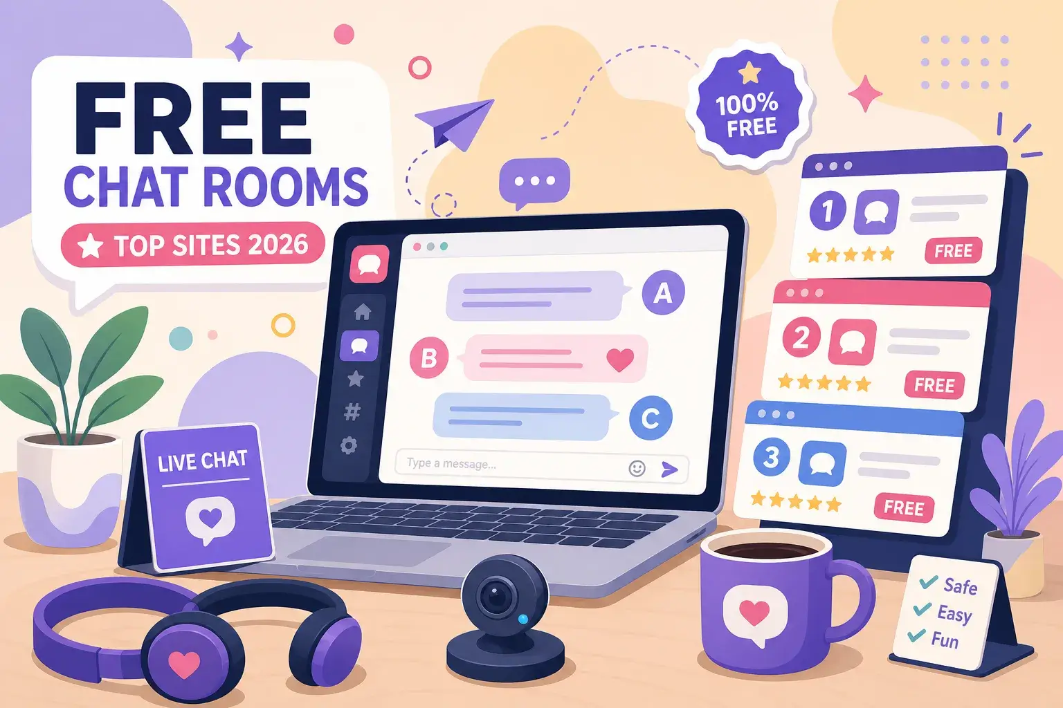 Best Free Sex Chat Rooms Online in 2026: Top Sites Ranked